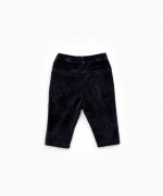 Cal�as dupla face, cintura subida e bolsos laterais