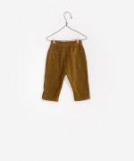 Cal�as dupla face, cintura subida e bolsos laterais