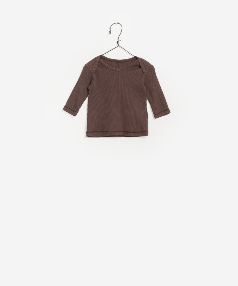 Camisola b�sica Rib