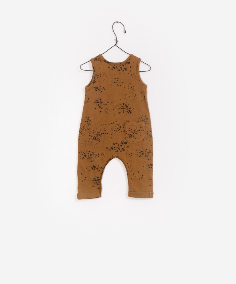 Printed Jersey Jumpsuit