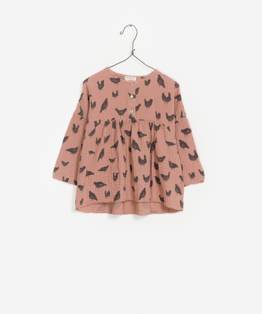 T�nica Tecido Estampada