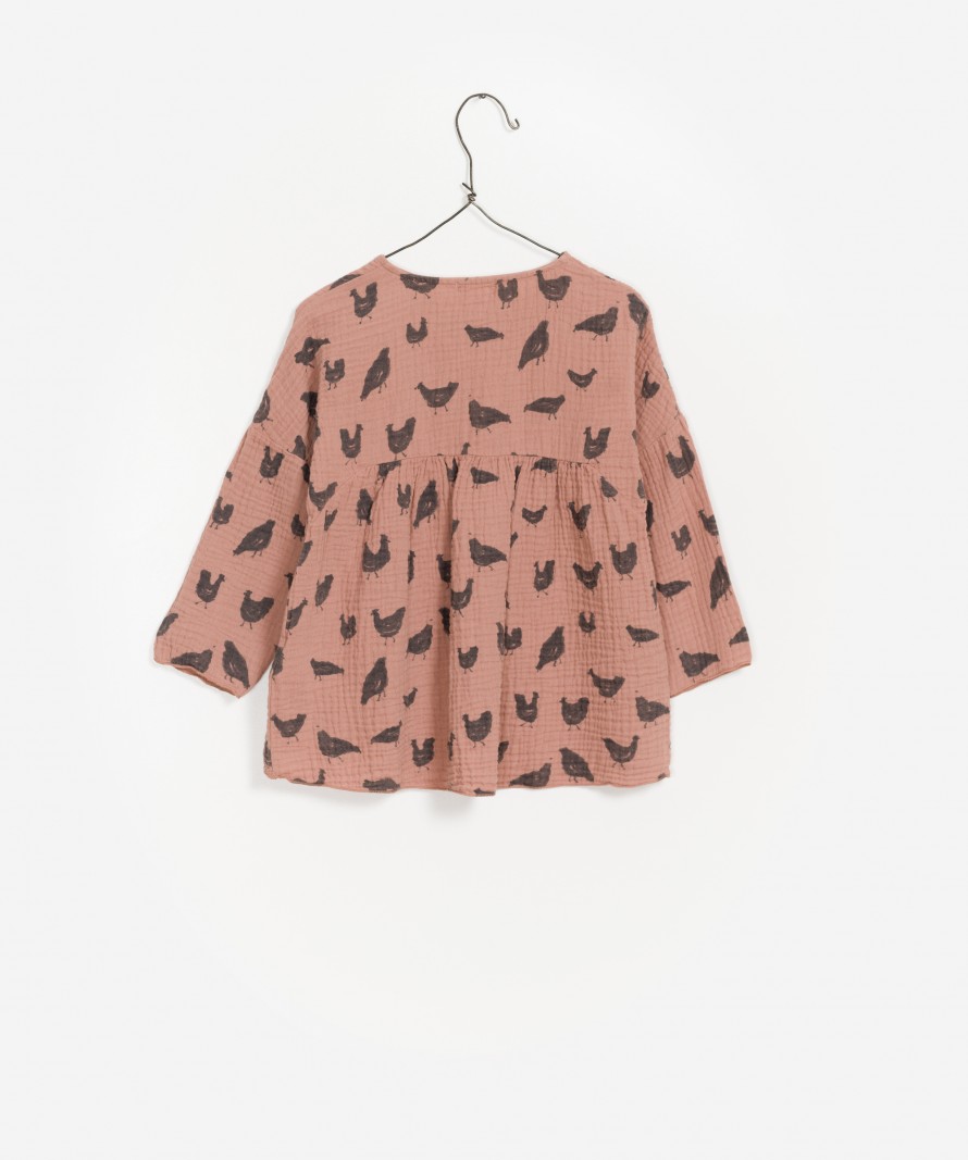 T�nica Tecido Estampada