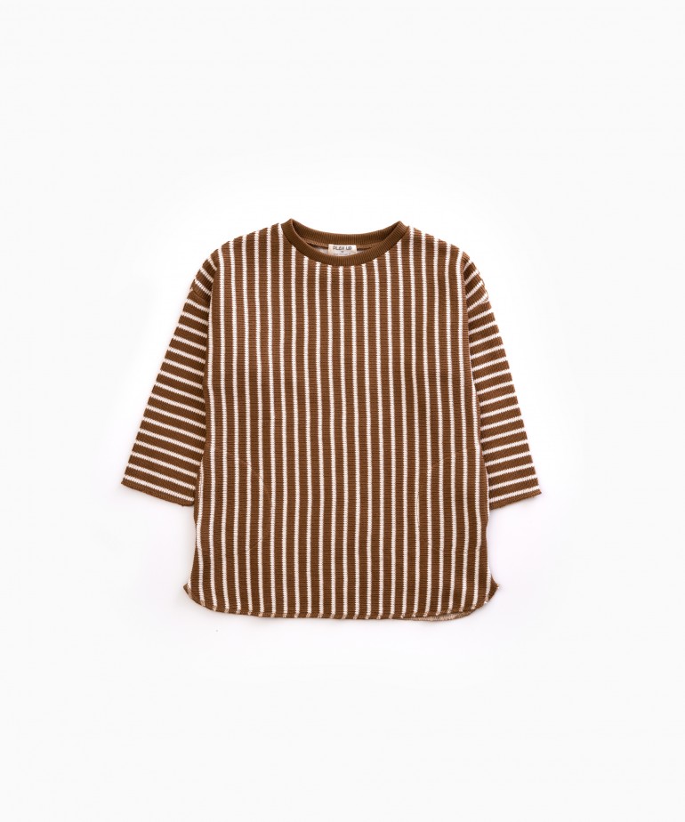 Vestido Dupla Face Riscas