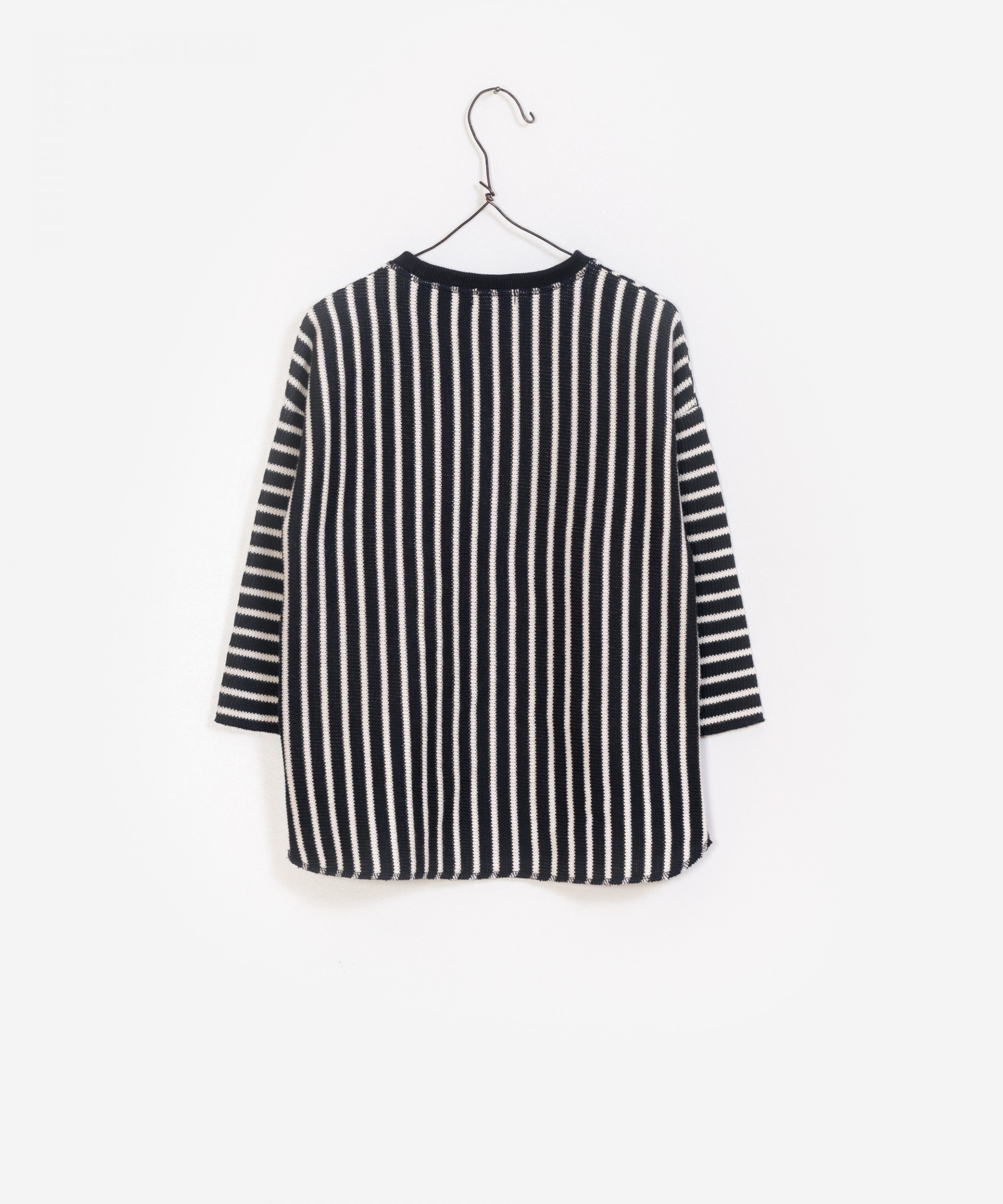 Vestido Dupla Face Riscas