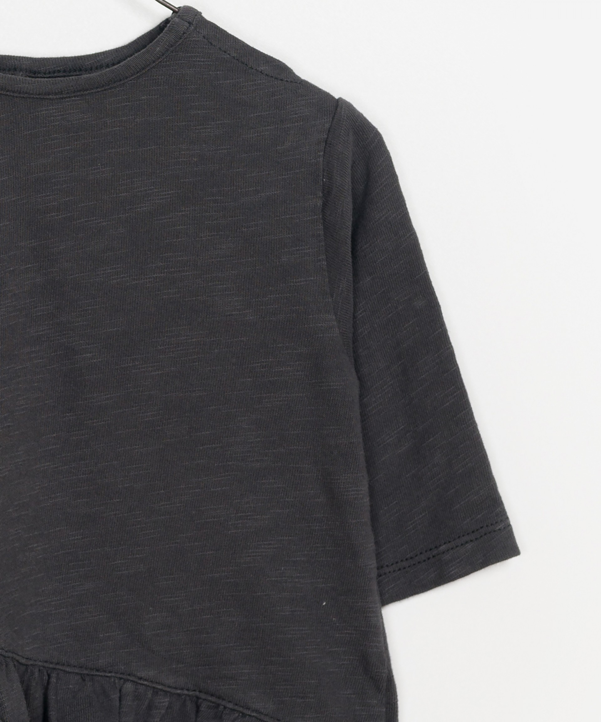 Ruffled Jersey LS T-shirt