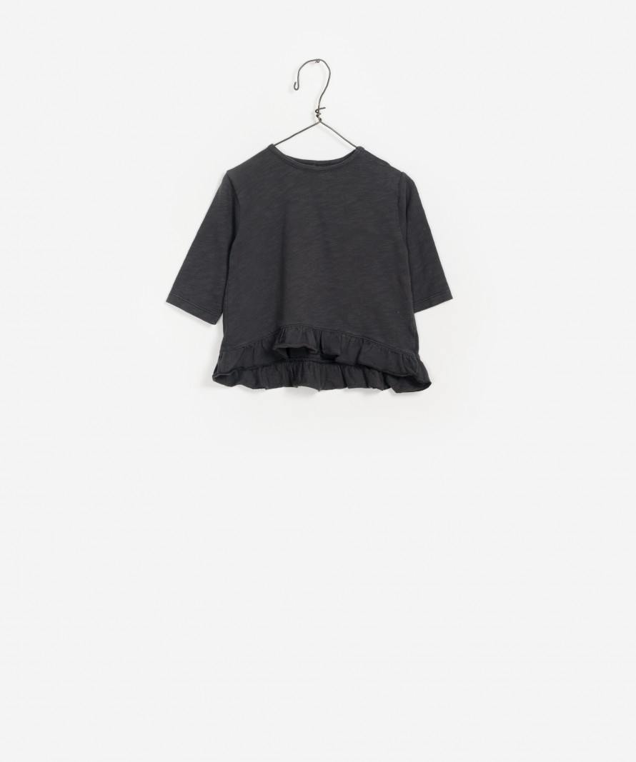Ruffled Jersey T-shirt