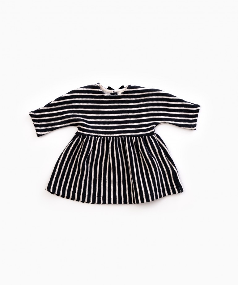 Striped Double Face Dress