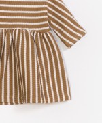 Striped Double Face Dress
