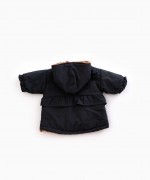 Hooded waterproof parka