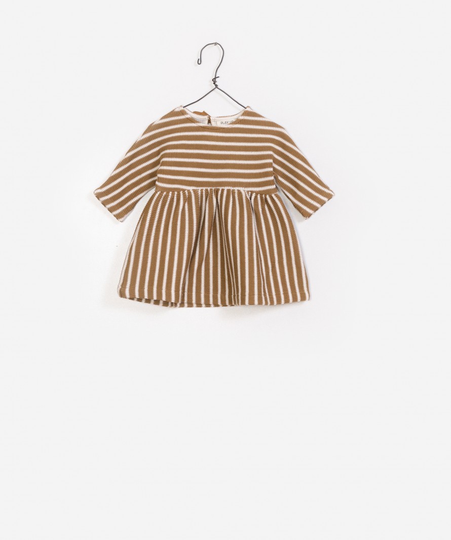 Striped Double Face Dress