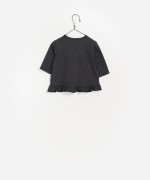 Ruffled Jersey LS T-shirt