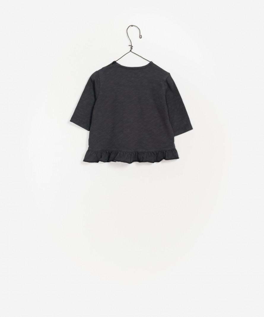 Ruffled Jersey T-shirt