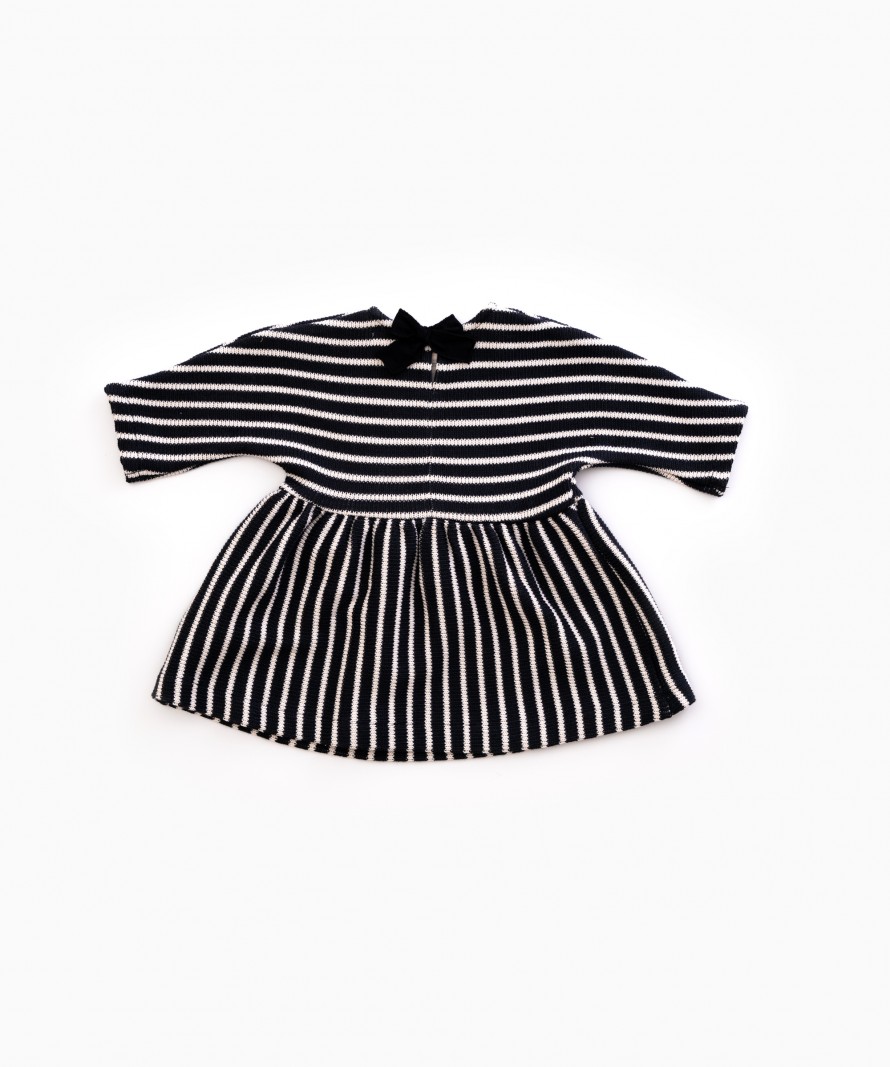 Vestido Doble Cara con Rayas