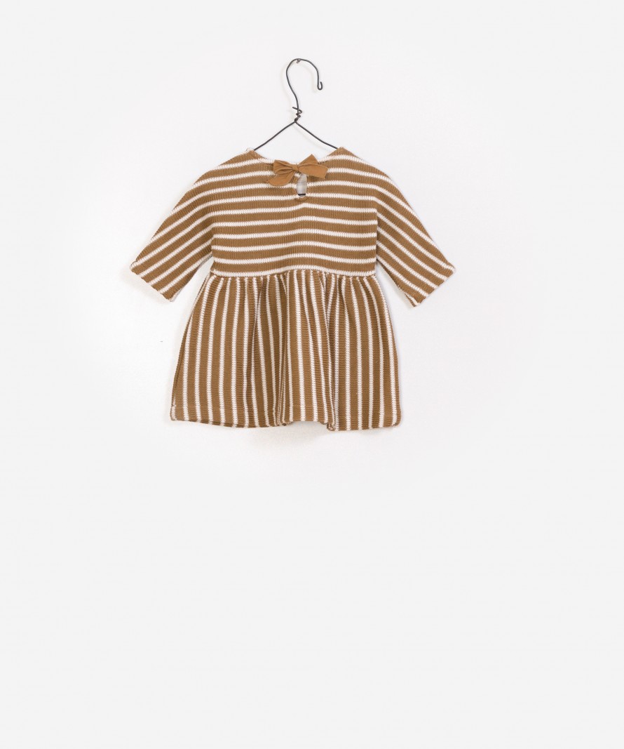 Striped Double Face Dress