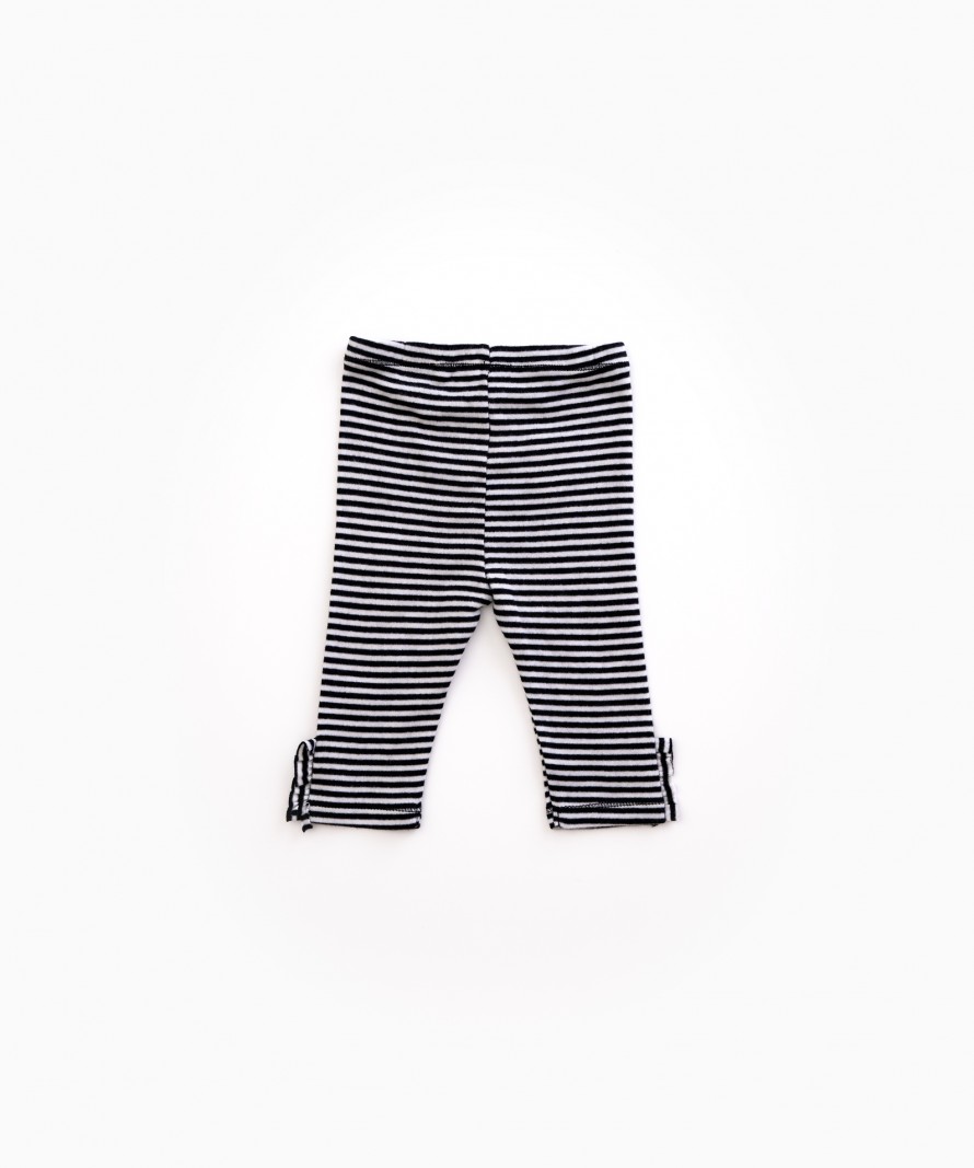 Stripped Rib Legging