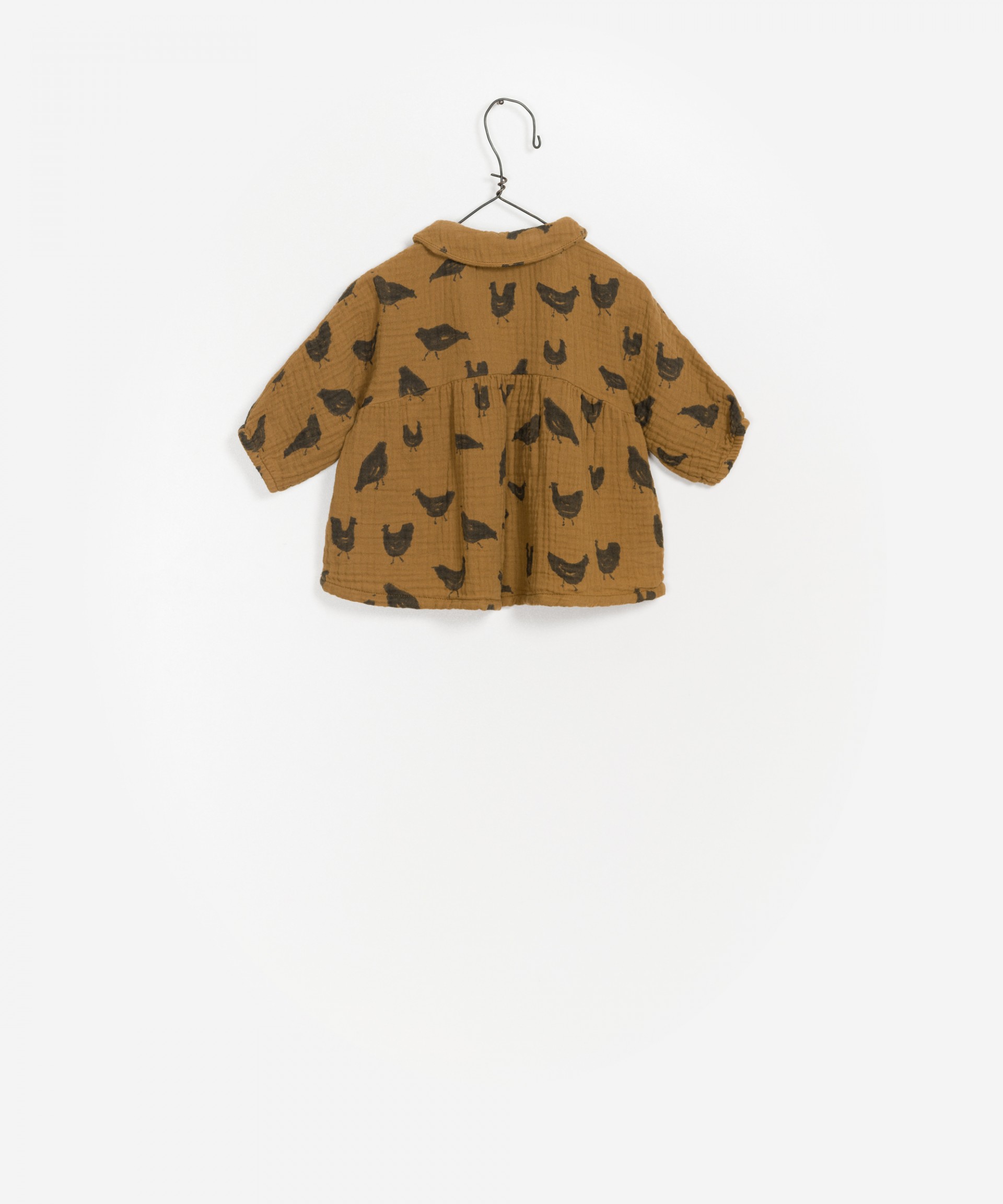 Printed Woven Tunic with collar