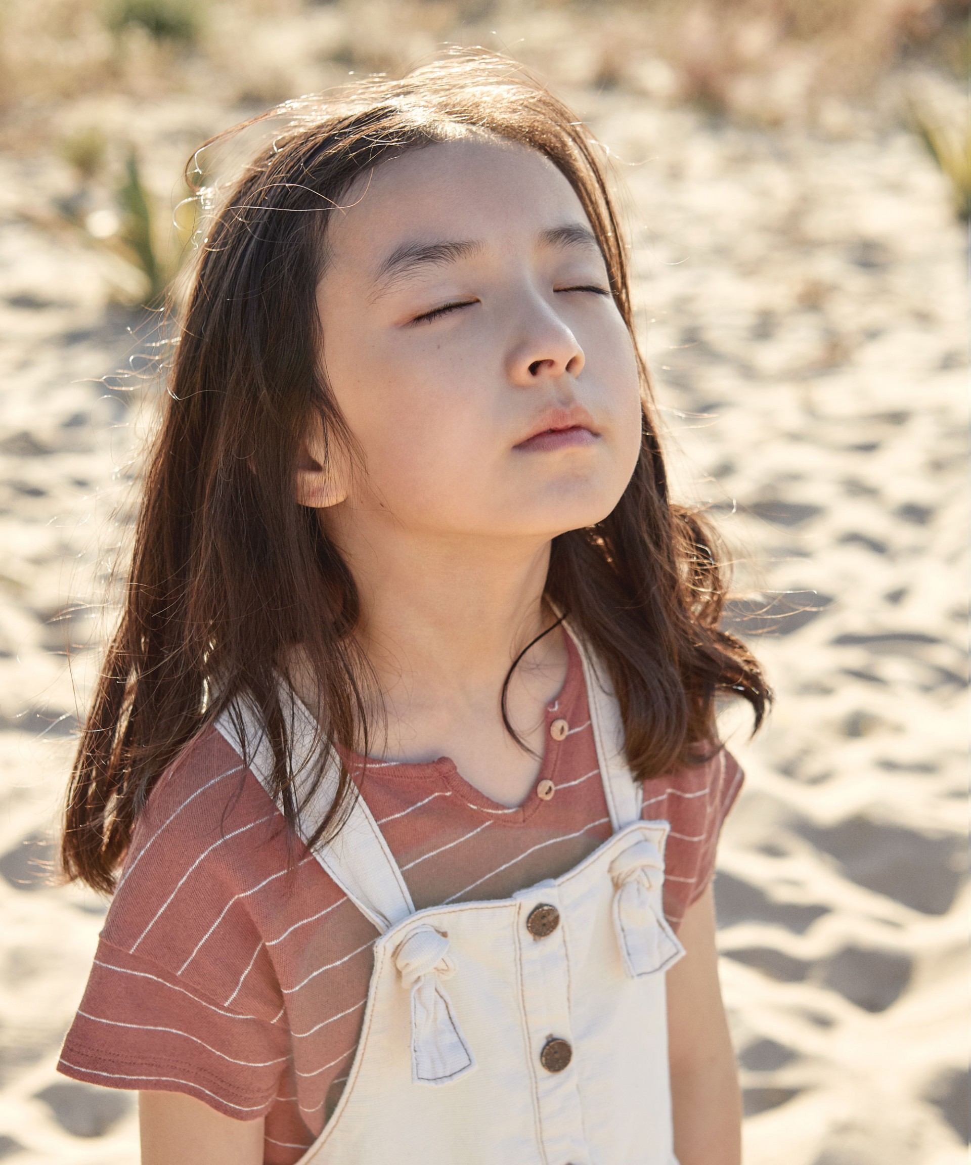 T-shirt em algod�o-linho com riscas | Weaving