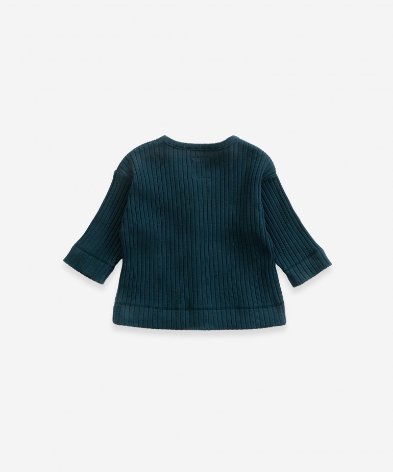 Cardigan in organic cotton