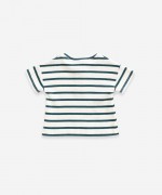 T-shirt a righe in cotone biologico | Weaving