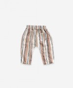 Striped cotton trousers | Weaving