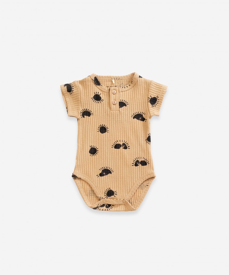 Body con estampado de sol