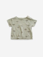 Camiseta con estampado de sombrilla