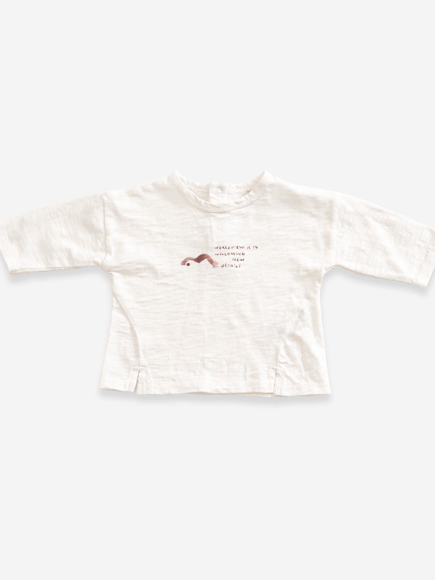 T-shirt de manga comprida com estampado