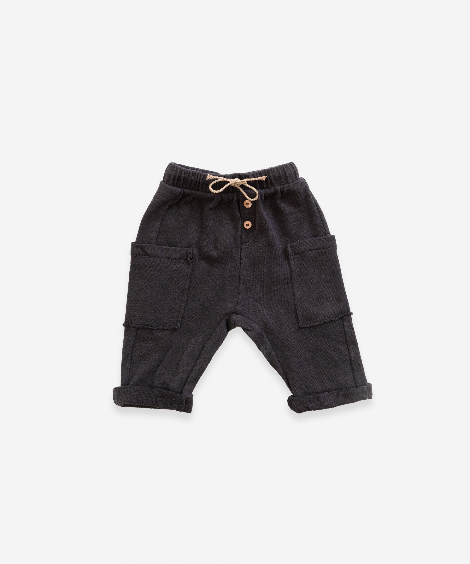 Pantal�n de algod�n org�nico con bolsillos laterales| Weaving