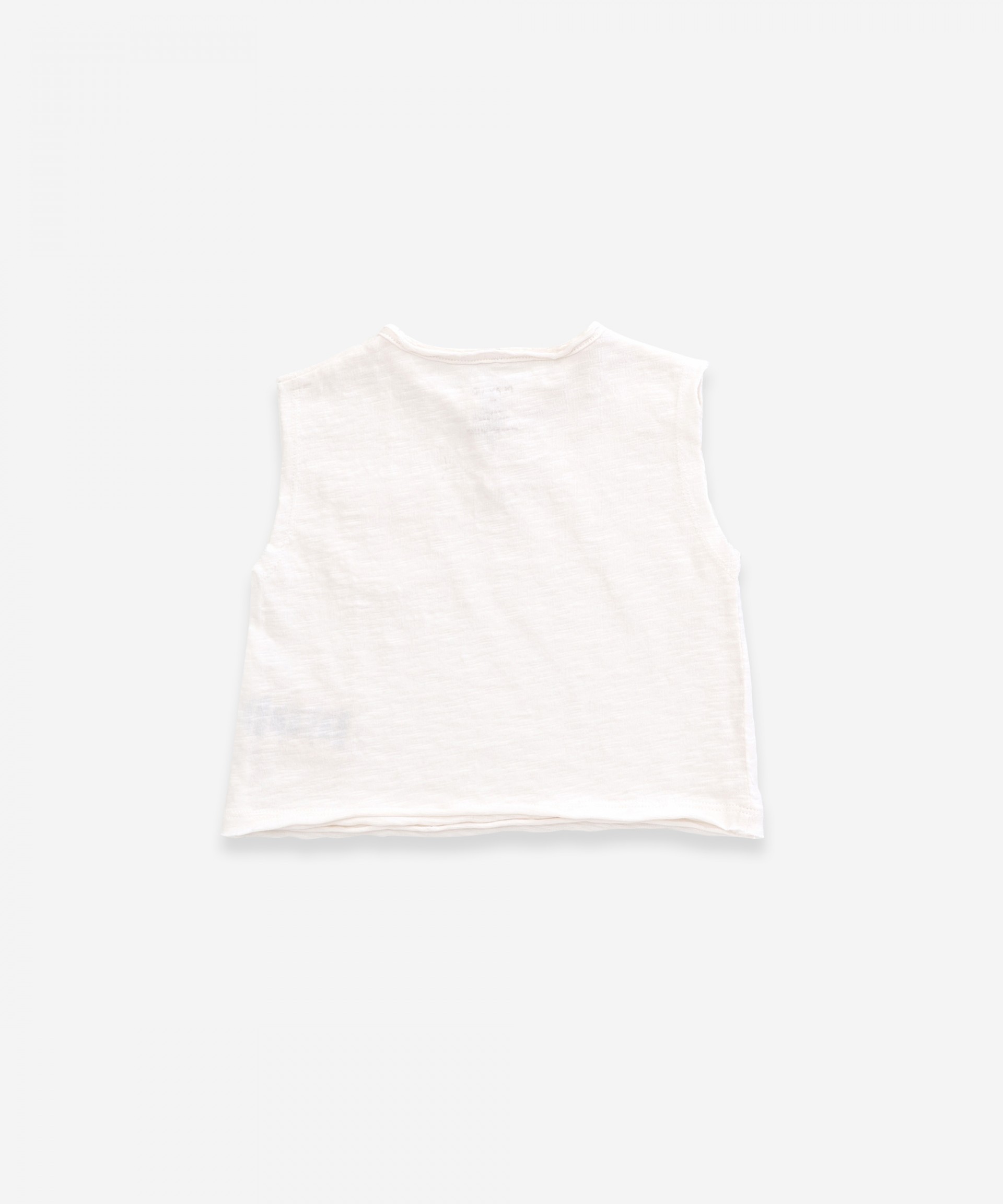 T-shirt senza maniche in cotone biologico | Weaving