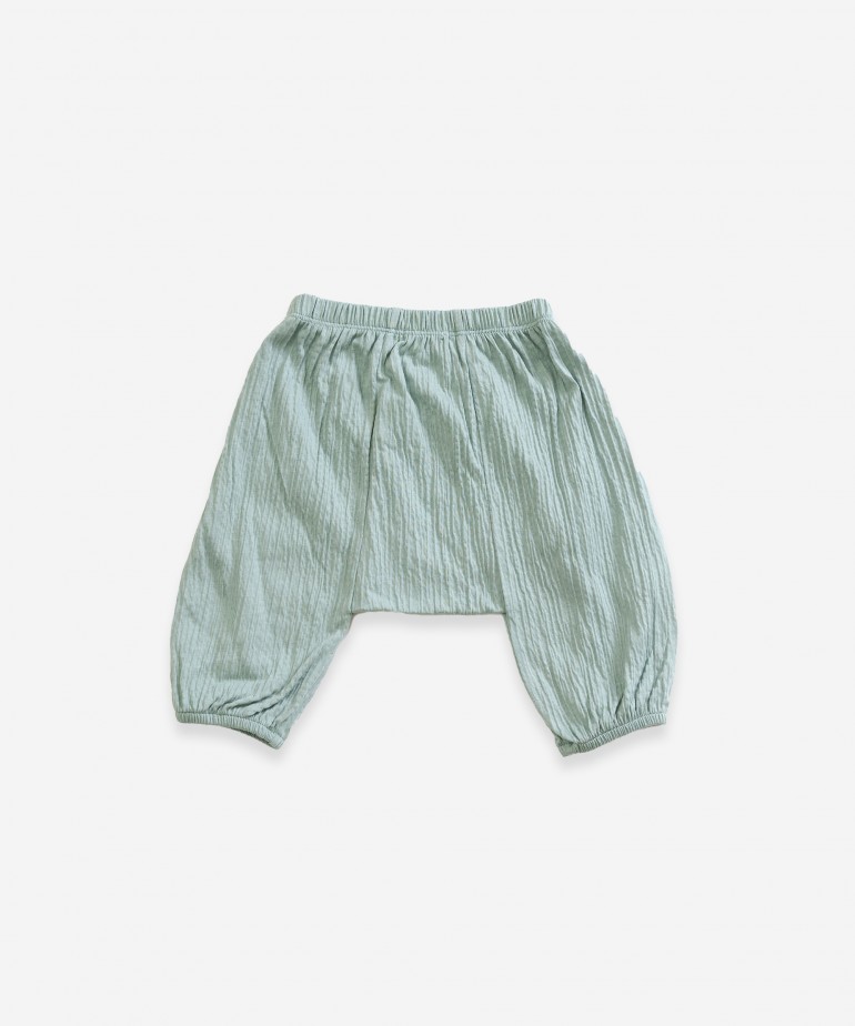 Pantal�n de punto de algod�n org�nico