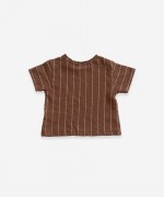 Camiseta a rayas de algod�n org�nico | Weaving