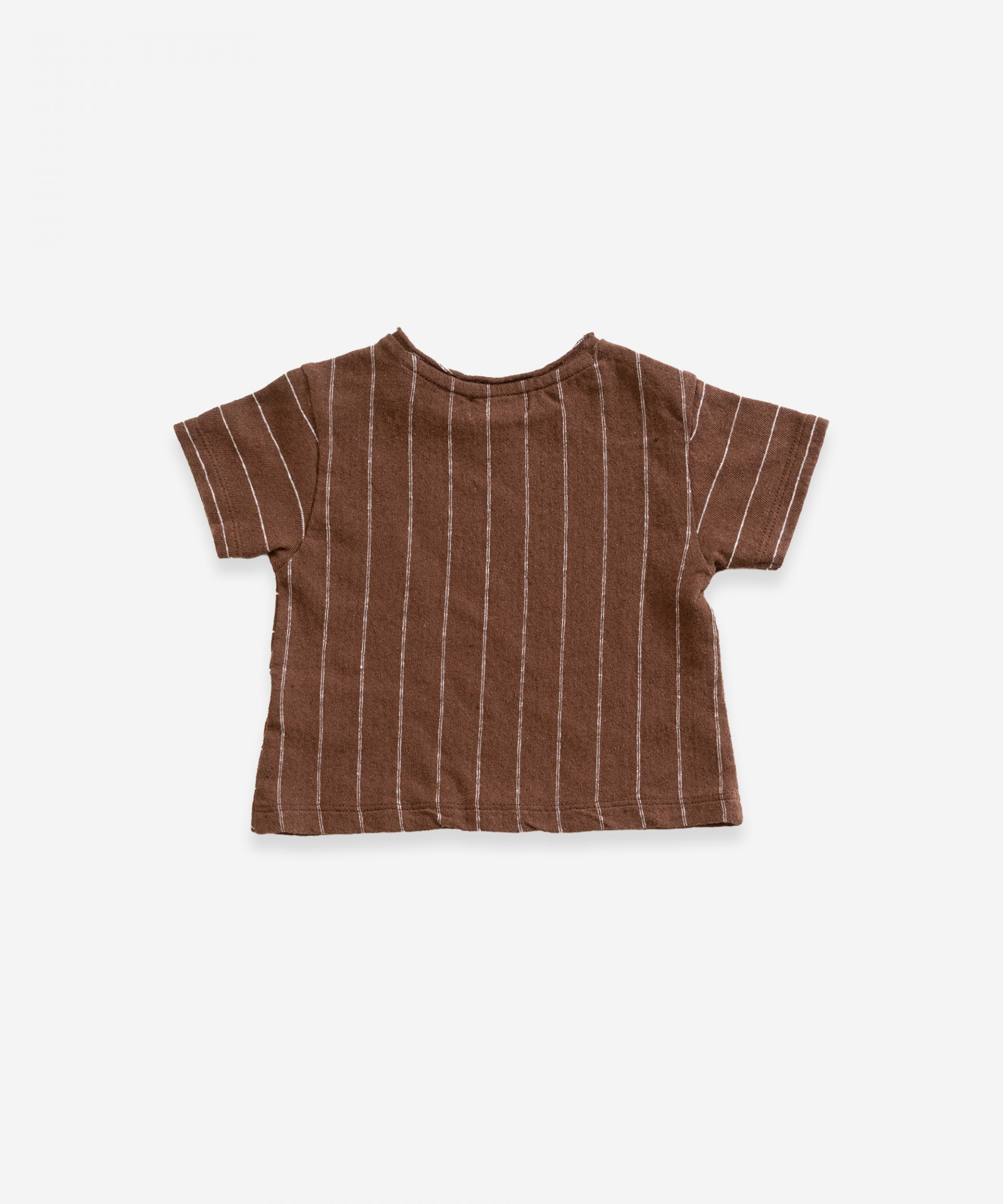 Camiseta a rayas de algod�n org�nico | Weaving