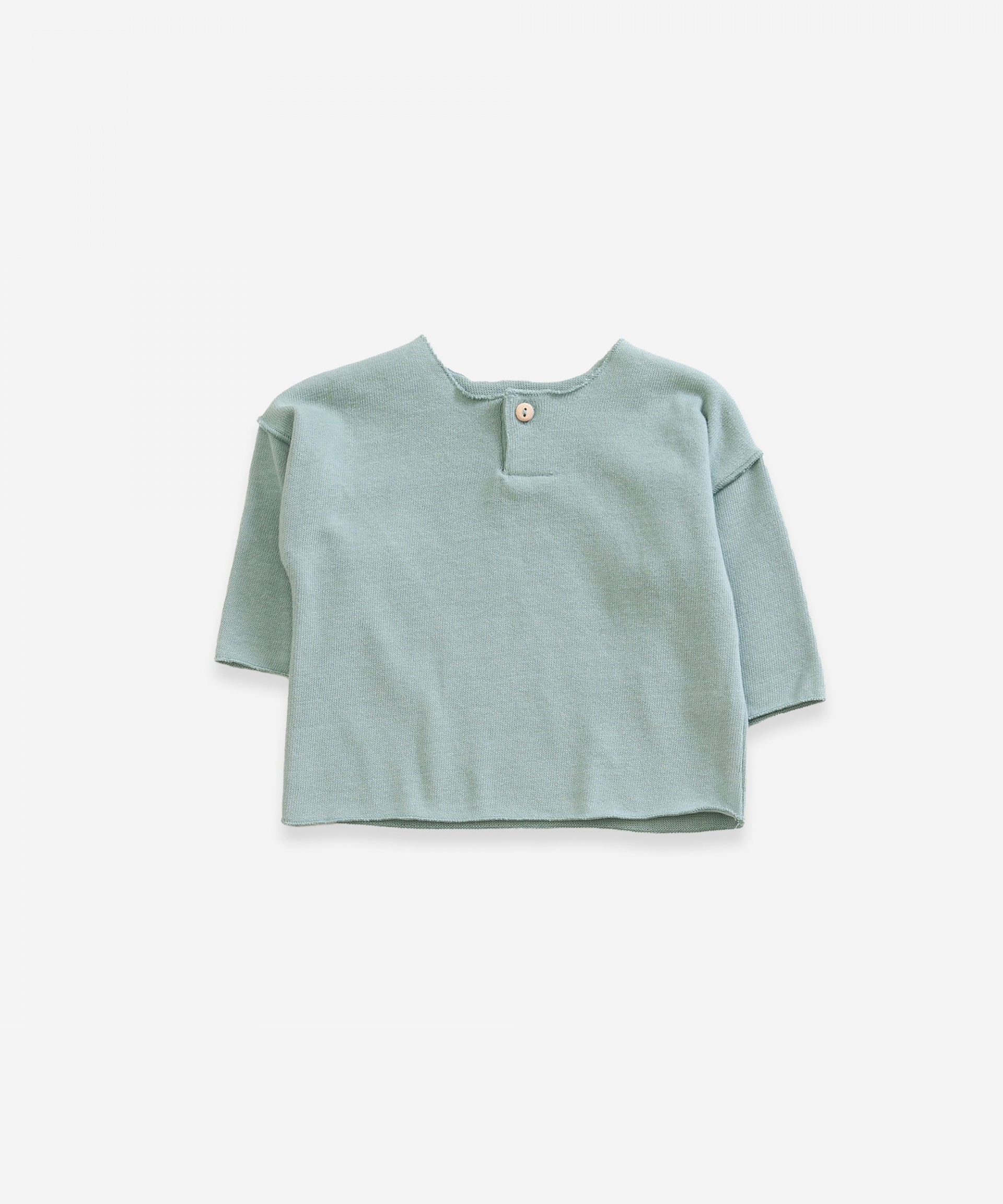 Sweater in organic cotton | Weaving