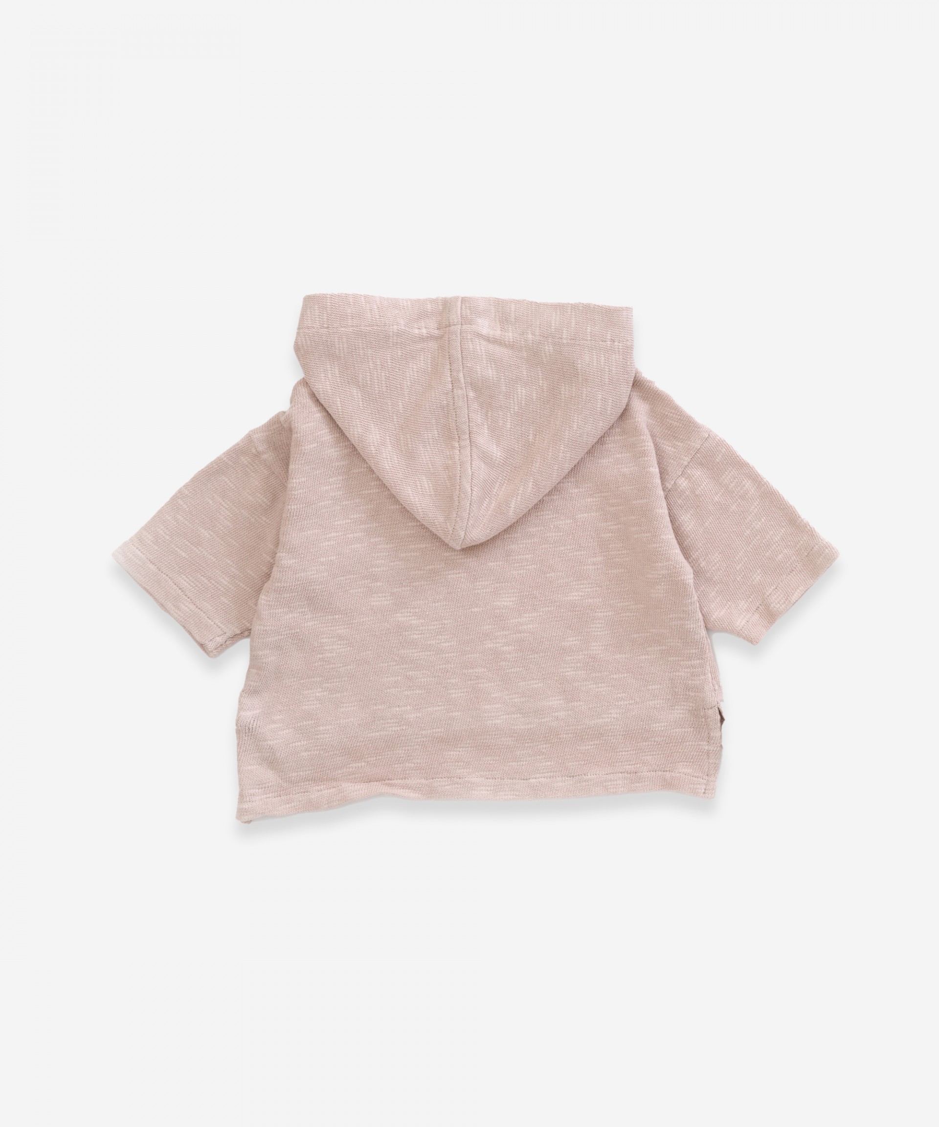 Jersey de algod�n org�nico con capucha | Weaving