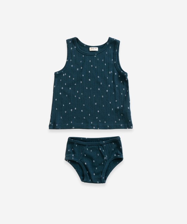 Conjunto em algod�o org�nico