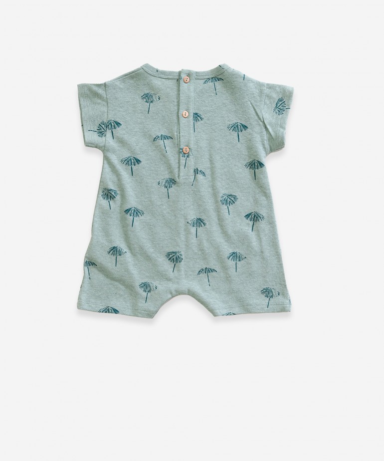 Mono con estampado de sombrilla