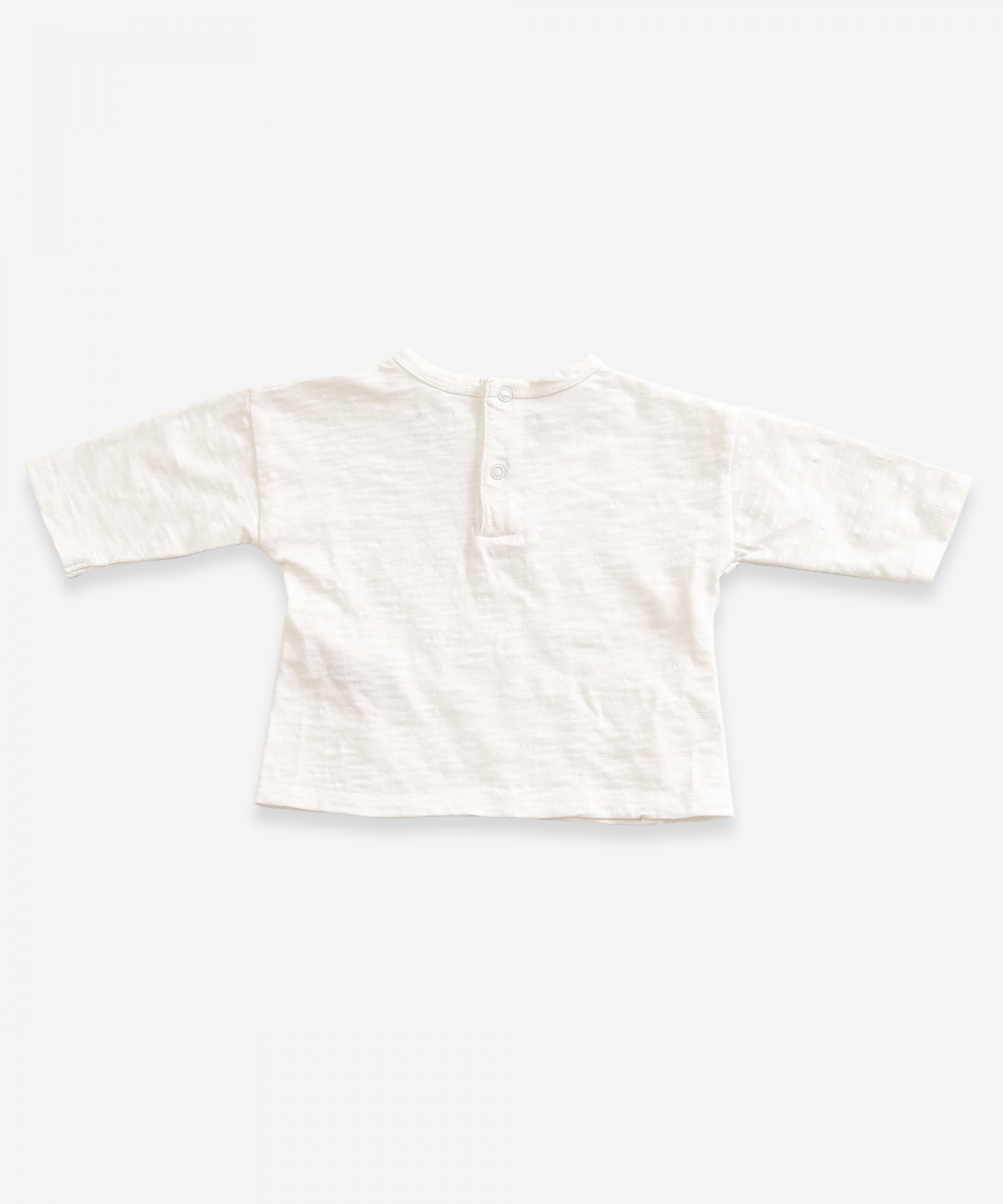 T-shirt de manga comprida em algodão orgânico | Weaving