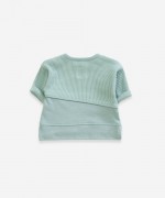 Sweater in organic cotton | Weaving