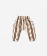 Pantaloni in cotone a righe | Weaving