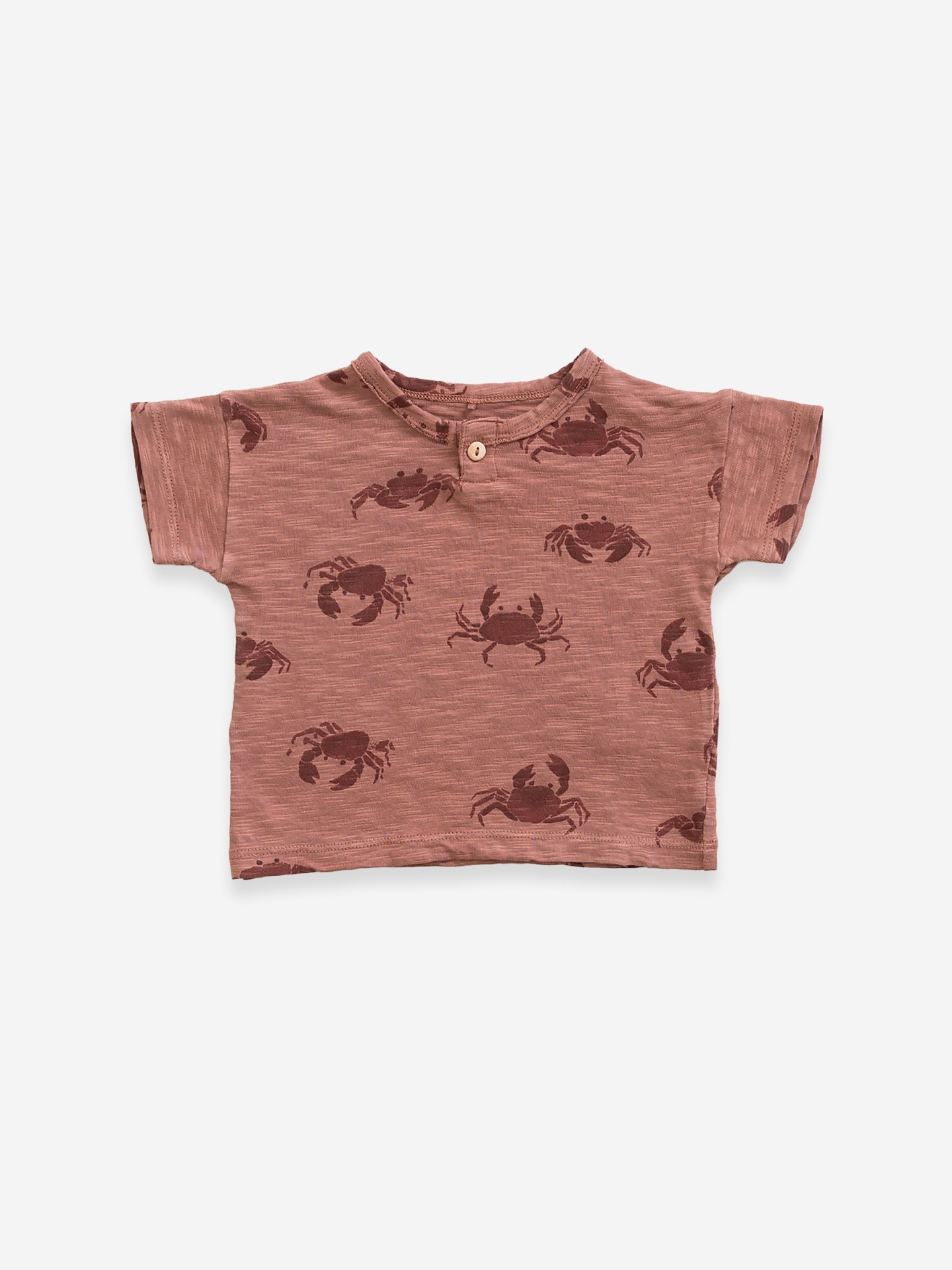 Camiseta con estampado de cangrejo