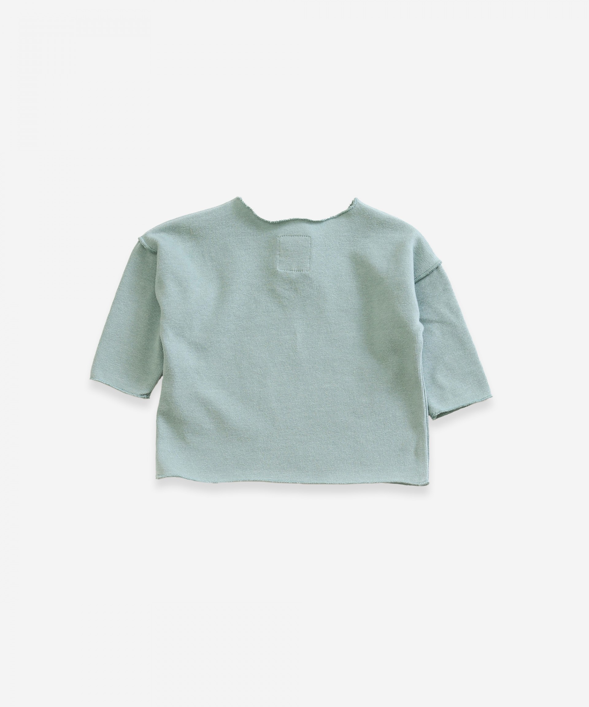 Sweater in organic cotton | Weaving