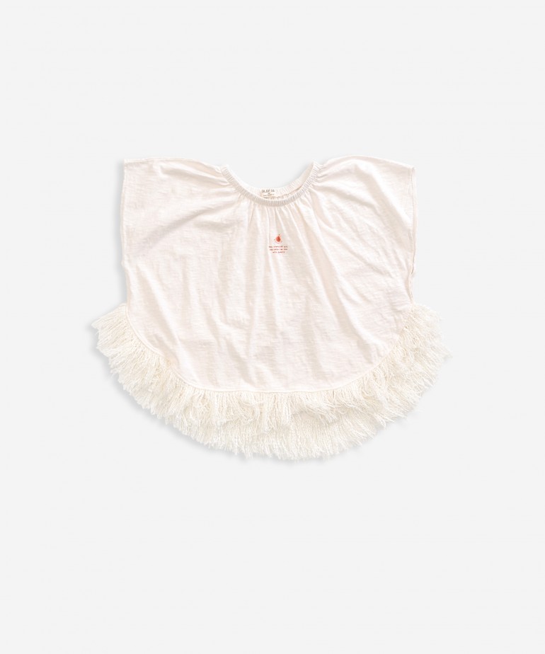 T-shirt anti-UV com franjas