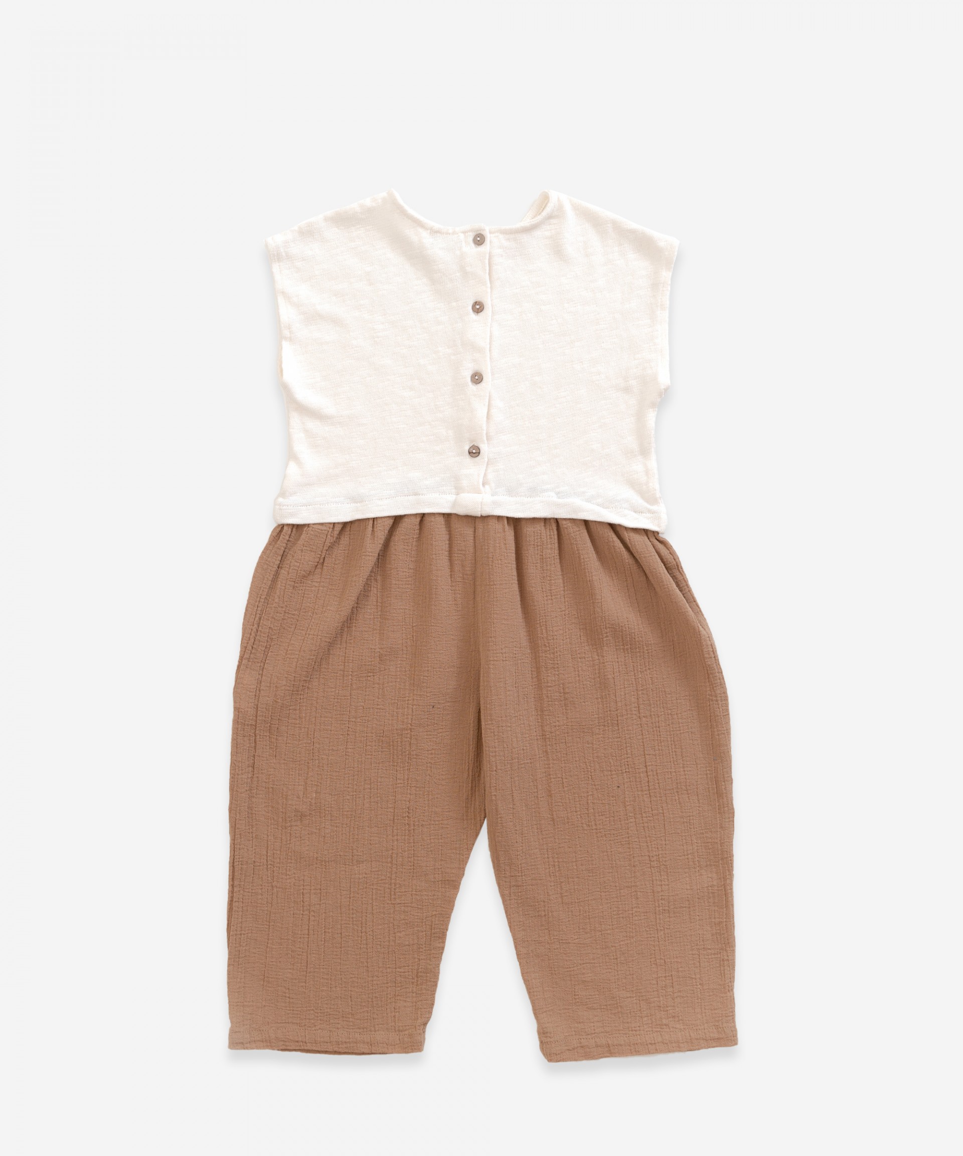 Macac�o em malha e tecido | Weaving