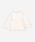 T-shirt de manga comprida em algod�o org�nico | Weaving