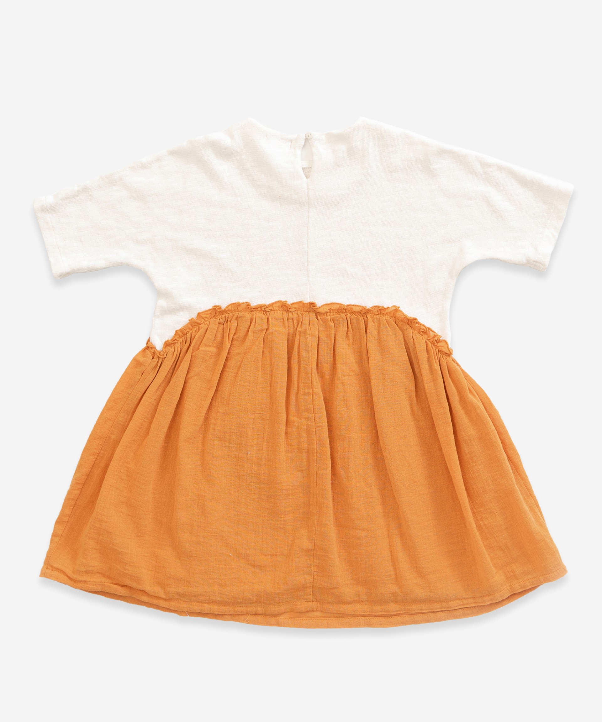 Vestido em malha e tecido | Weaving