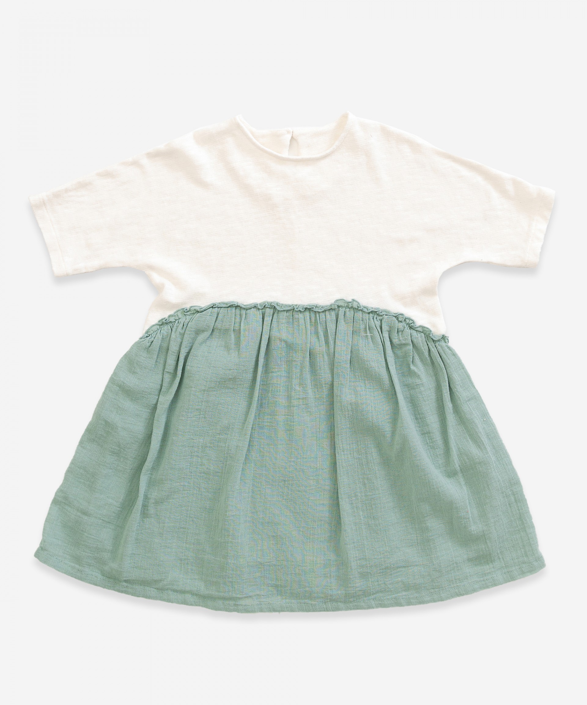 Vestido em malha e tecido | Weaving