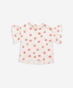 T-shirt de manga curta em algod�o org�nico| Weaving