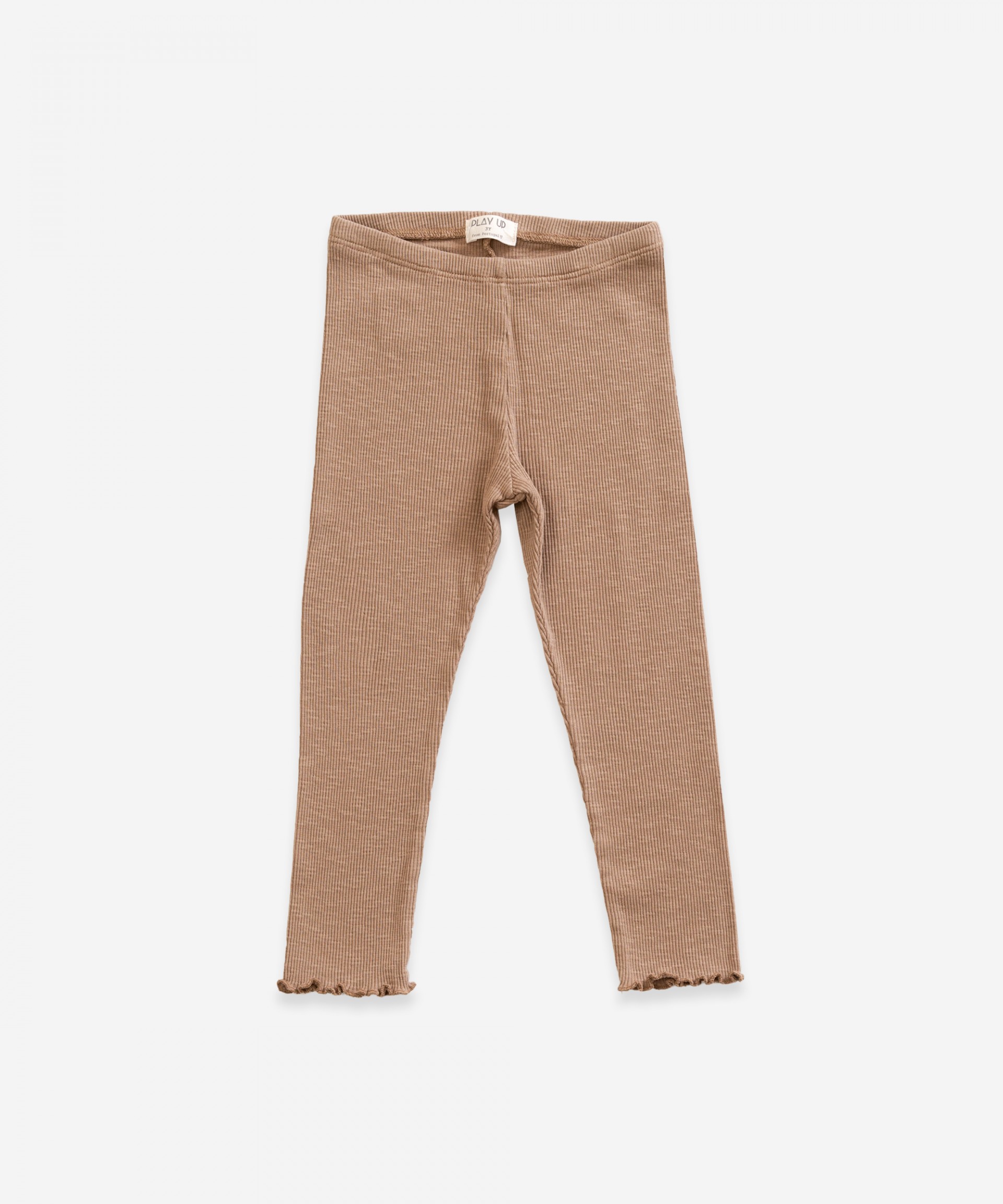 Legging de malha com cintura el�stica | Weaving