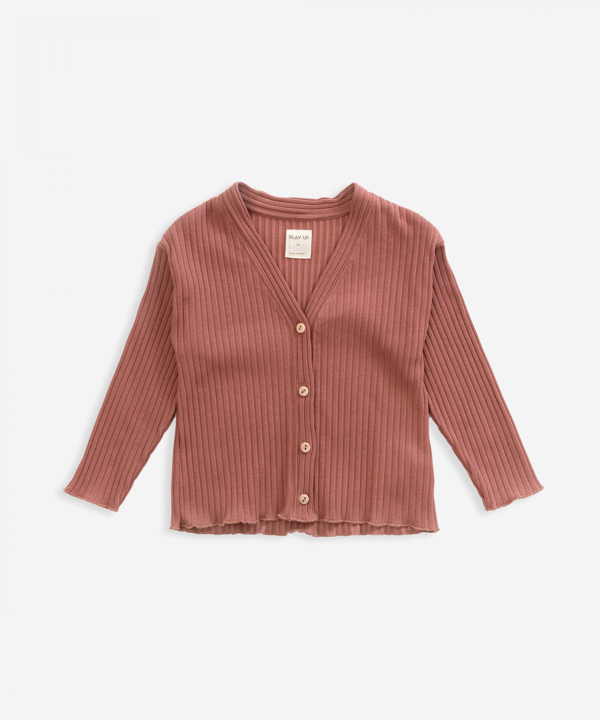 Casaco de malha com folho | Weaving