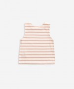 Camisola sem mangas com bot�es decorativos | Weaving